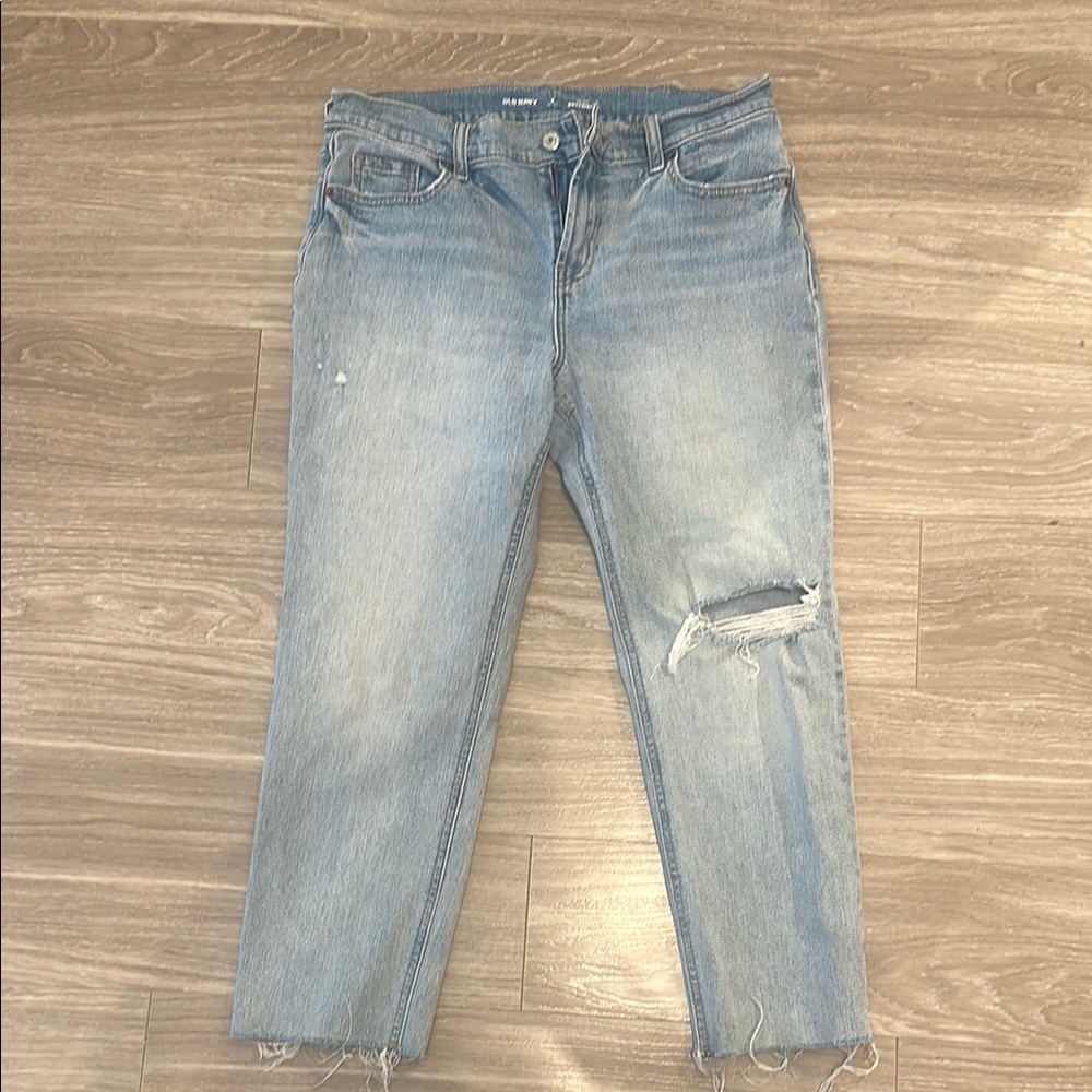Ripped Light Blue Jeans